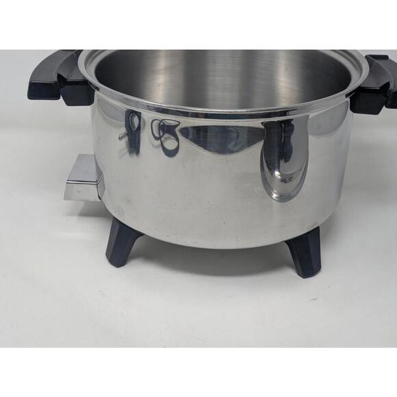 Vintage Lifetime 5 Qt Electric Cooker Liquid Core Stainless Regal Ware - Picture 5 of 8